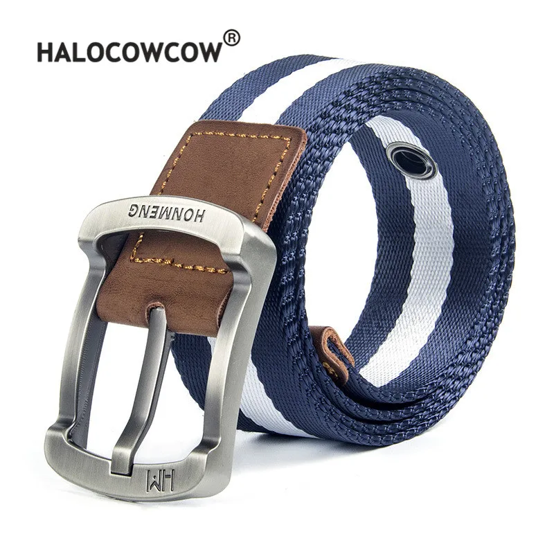 

male military tactical casual men's canvas belt for jeans army pin buckle belts for men metal buckle cinturones para hombre 2019