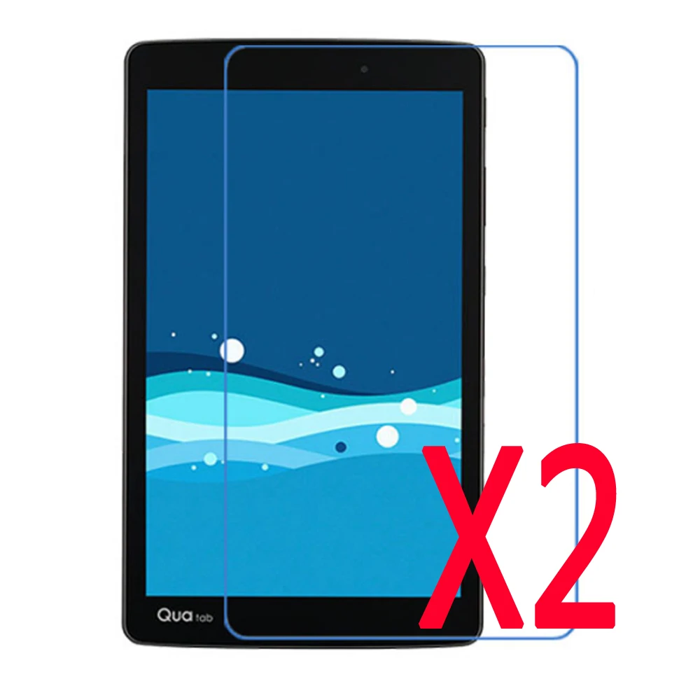 2x ясно плёнки + 2x ткани, посылка ЖК дисплей экран протектор защитный щиток для Kyocera Qua Tab PX LGT31 8,0 "планшеты