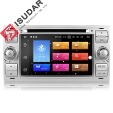 Isudar Car Multimedia Player GPS Android 8.0 2 Din Stereo Sistema Radio Per Ford/Focus/Mondeo/Kuga octa Core Wifi Microfono DVR