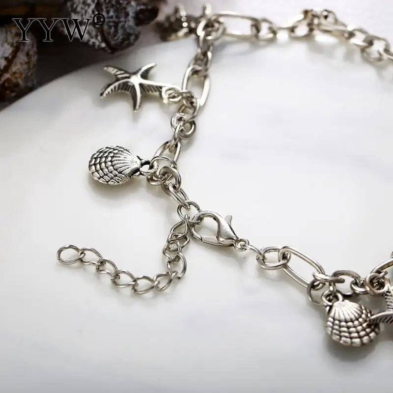YYW Boho подвеска Морская звезда женские браслеты для щиколотки значки на руки браслеты на ногу богемные ноги Ювелирное Украшение с морскими мотивами Прямая