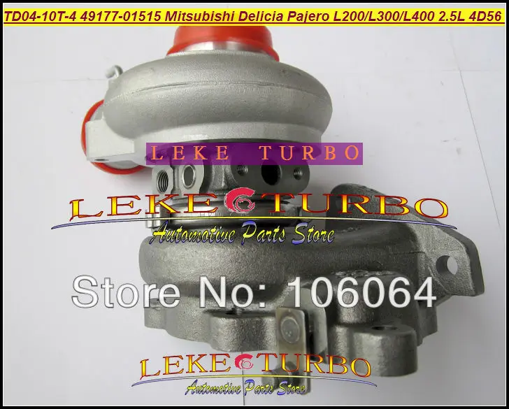 Бесплатная доставка Турбокомпрессор TD04 49177-01515 49177-01503 для Mitsubishi L300 4WD Delicia Pajero Shogun