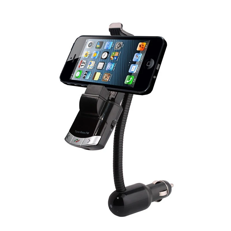 T10 Car Wireless MP3 FM Transmitter Handsfree Bluetooth Player - Free