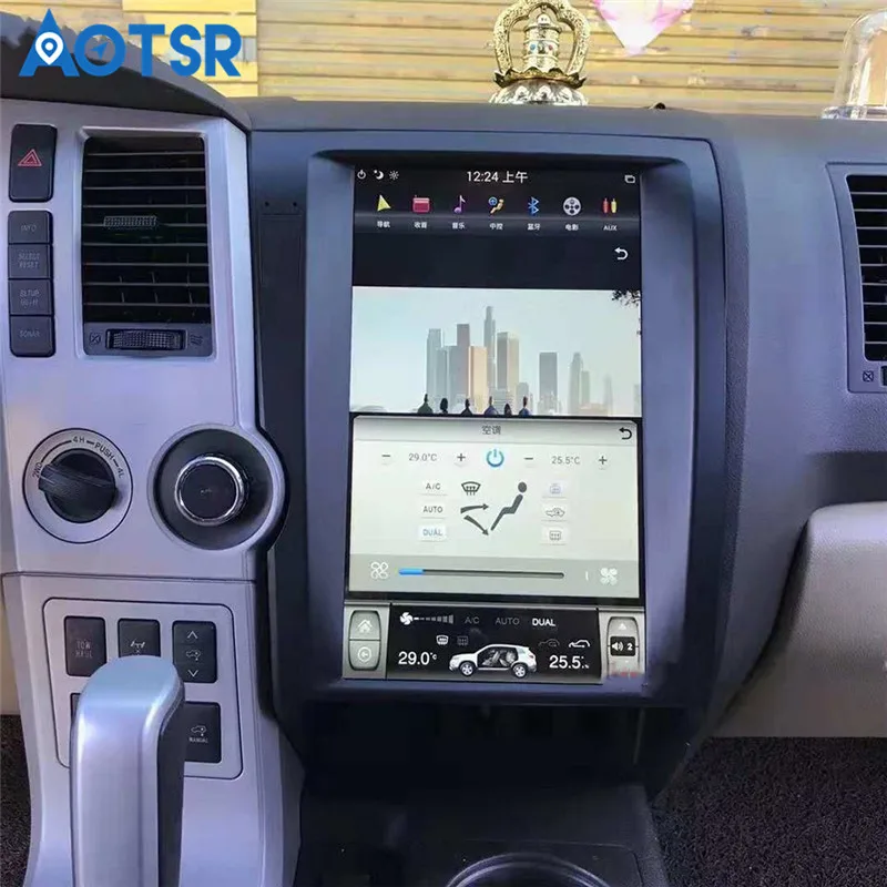 13,6 дюймов Android 8,1 rom 64 ГБ Автомобильный gps навигатор плеер для TOYOTA Tundra 2007-2013 головное устройство стерео Мультимедиа автомобильный dvd-плеер