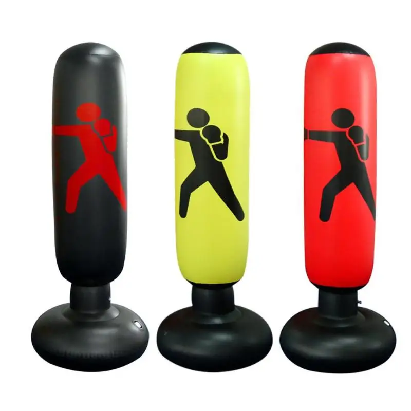 

Anti Anxiety Boxing Sandbag Inflatable Hanging Kick Fitness Punching Bag Training Sports Tool Pressure Relief Bounce Squeeze Toy
