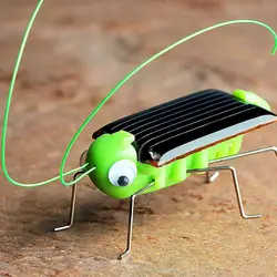 Забавные Кузнечик модель солнечной Мощность игрушки Для детей мода развивающие игрушки энергии крикет Рождественский подарок игрушки