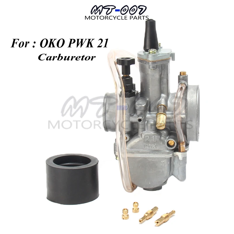 

2T 4T Universal Carb for OKO pwk 21 Motorcycle Carburetor Carburador 21mm With Power Jet For Racing Motor