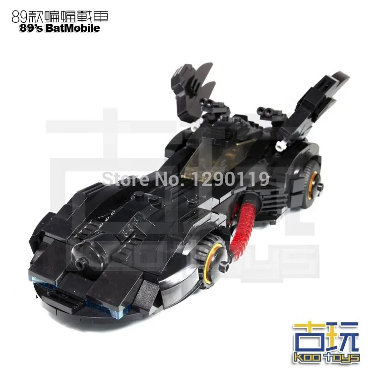 

MOC 398pcs BATMAN vs SUPER MAN 89's BatMobile TUMBLER Car Super Heroes Assemble Model Building Blocks Minifigures Kids Toys