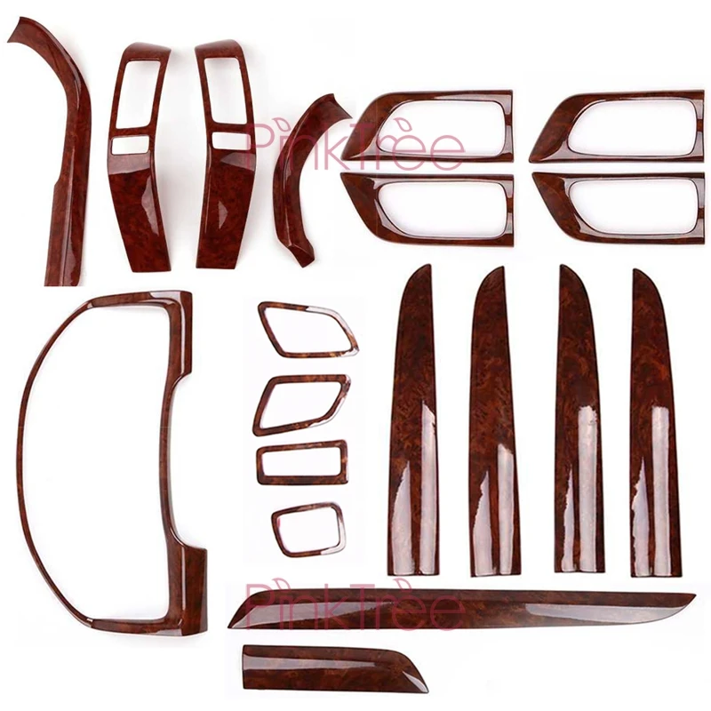 

Wooden Interior Cover Trim Decoration for Toyota Land Cruiser 120 Prado FJ120 2003 4 5 6 7 2009 Car Styling Accessories