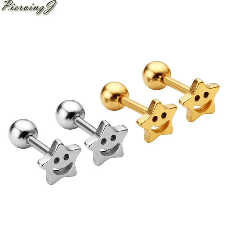 Stainless Steel Barbell Ear Cartilage Tragus Helix Stud Bar Earrings Piercing B