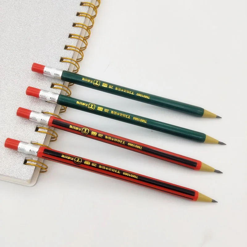 10 шт./партия 2,0 механические карандаши, держатель с точилкой для карандашей, чертёжный карандаш для рисования, школьные офисные канцелярские принадлежности