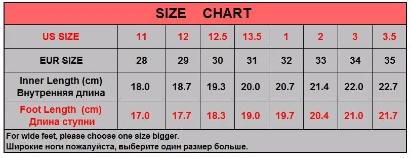 -SIZE CHART