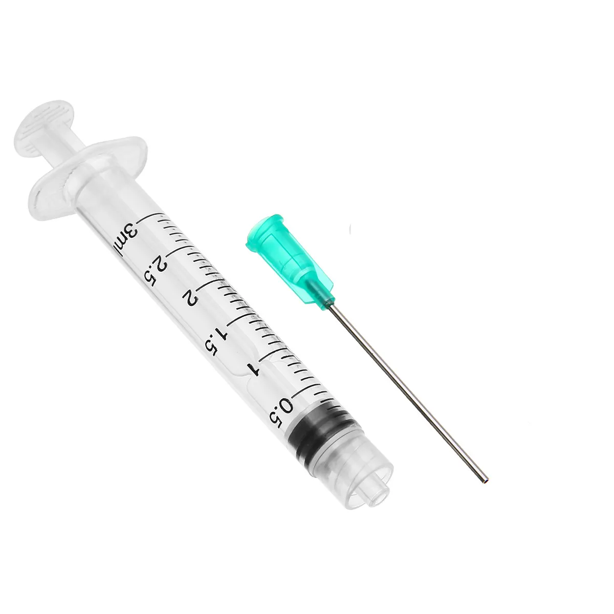 5pcs/set Syringes Needles 3ml Dispensing Syringe + 18 ga 1.5 inch Blunt Tip Needle For Mixing Liquid Wholesale