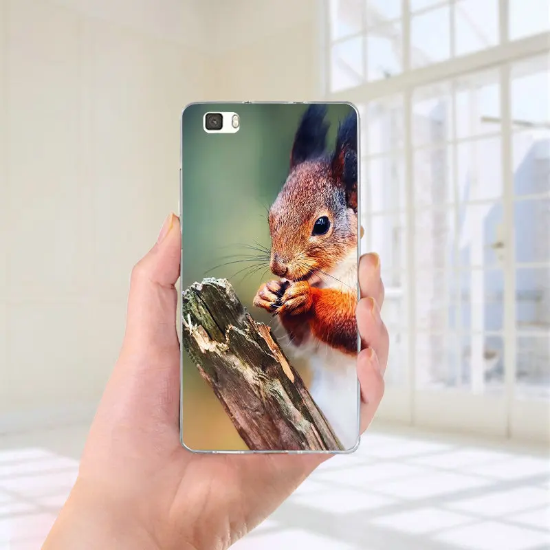 For Huawei P8 P9 P10 P20 P30 Honor 6X 7X 7 9 Mate 10 Pro Lite P Smart Silicone Soft TPU Mobile Phone Case Lovely Animal Squirrel For Huawei P8 P9 P10 P20 P30 Honor 6X 7X 7 9 Mate 10 Pro Lite P Smart Silicone Soft TPU Mobile Phone Case Lovely Animal Squirrel