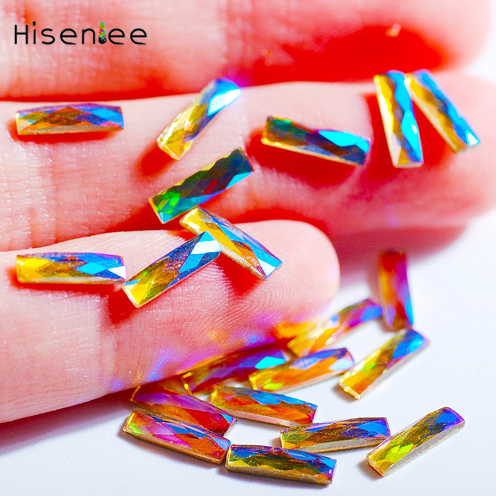 Hisenlee 10/20/30 шт./упак. высококачественное прямоугольное стекло райский блеск Цвет