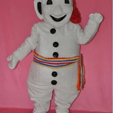 Талисман Bonhomme костюм талисмана нарядное платье Пользовательские праздничный карнавальный костюм тема Карнавальный Костюм-маскот