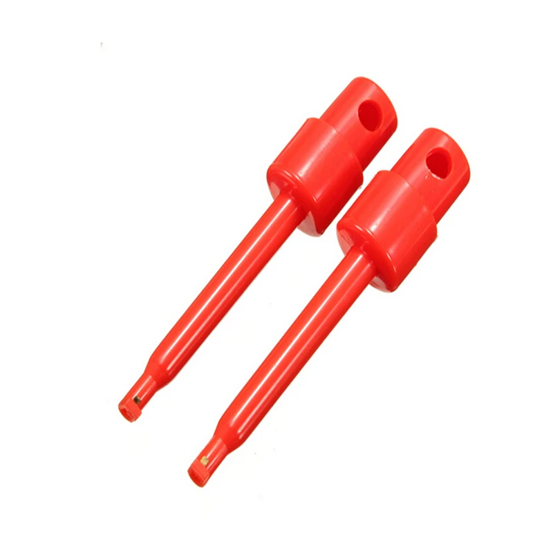 10Stks Large Size Round Single Hook Clip Test Probe for Electronic Testing