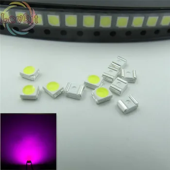 

5000pcs/pag PLCC-2 1210 3528 Pink LED SMD Light Emitting diodes 3.0-3.2V SMD/SMT Chip lamp beads