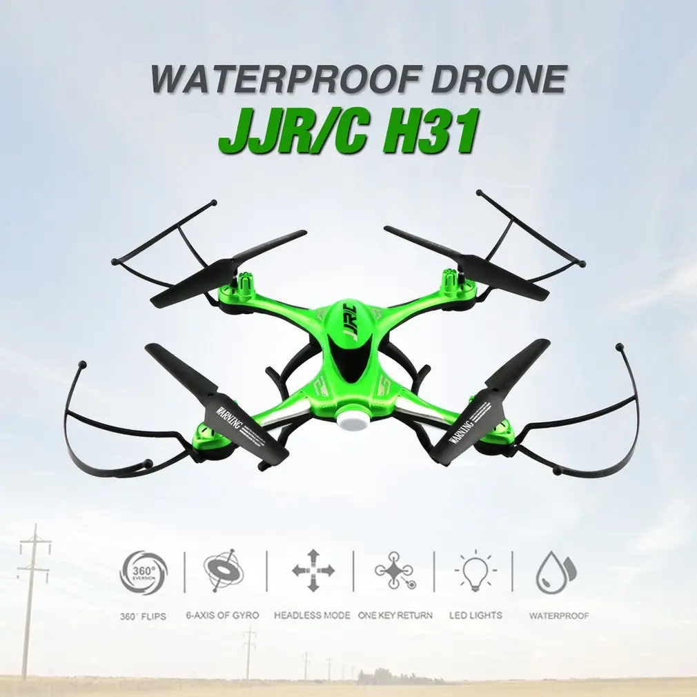 

JJR/C H31 Waterproof Anti-crash 2.4G 4CH 6 Gyro RC Quadcopter Headless Mode LED RC Drone Toy RTF Mini RC Helicopter quadrocopter
