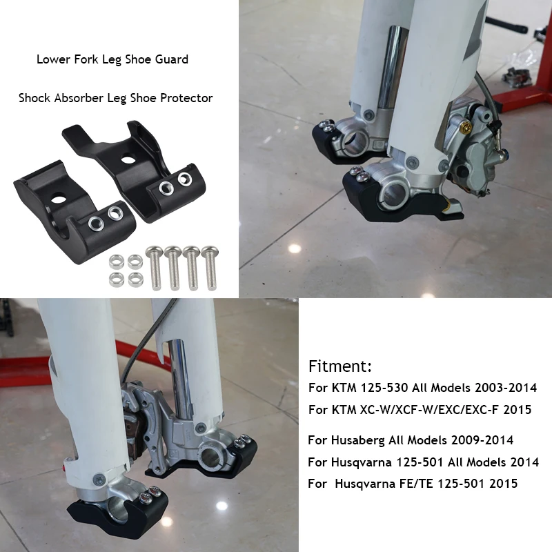 Защитная крышка для ног нижней вилки для обуви Husqvarna FE TE 125 250 350 450 300 400 500 501 аксессуары для мотоциклов