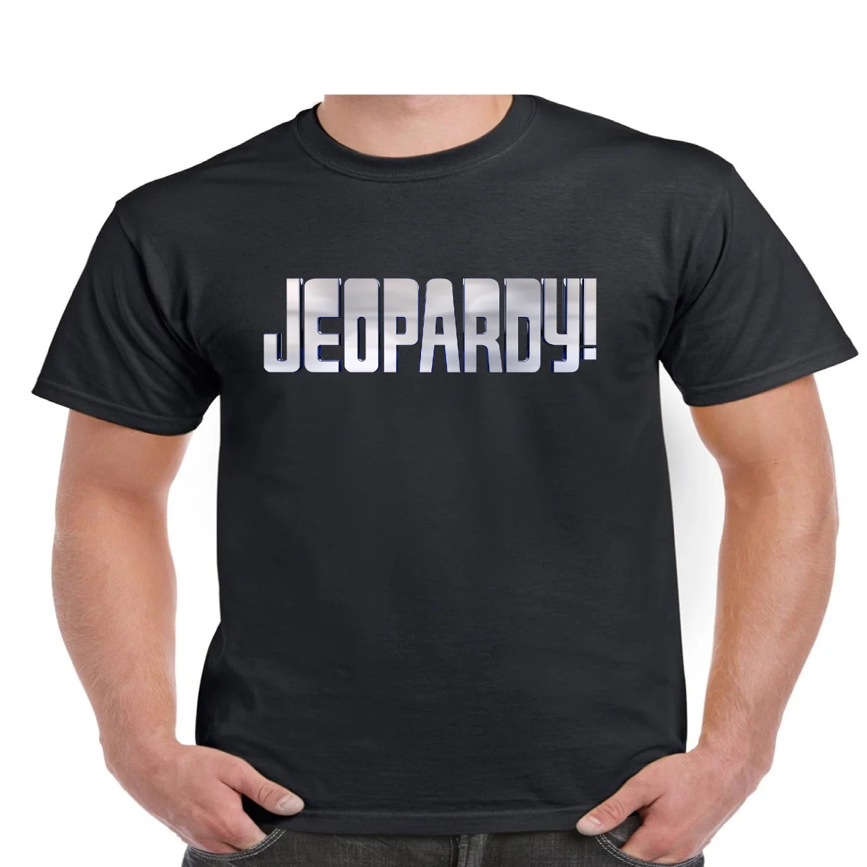 

Jeopardy Game Show T ShirtMens T Shirt Summer O Neck 100% Cotton cheap wholesalecustom printed tshirt, hip hop funny tee,