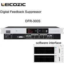Leicozic DFR-300S цифровой отзывы подавитель с USB, ПК программное обеспечение управления dsp аудио Профессиональный этап аудио отзывы Разрушитель