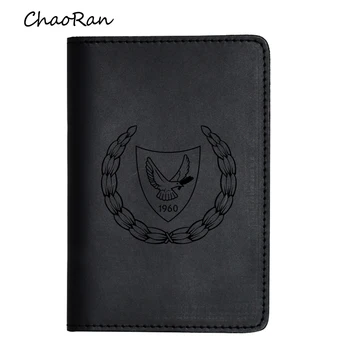 

Cyprus Passport Cover engrave Travel Cover Card Organizer Travel Leather Wallet Engraved Name Passport Card Holders