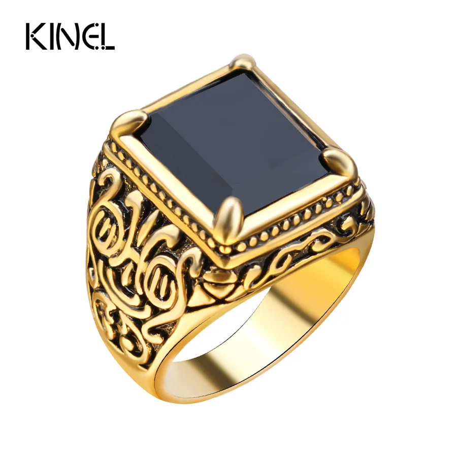 retro black ring classic medieval style punk gilded mens rings free shipping new ly brand - Medieval Wedding Rings retro black ring classic medieval style punk gilded mens rings free shipping new ly brand - Medieval Wedding Rings
