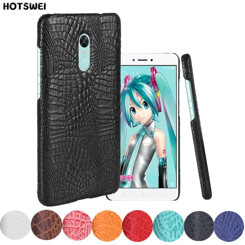 

Luxury Crocodile Leather Hard Case for Xiaomi Redmi Note 4X Note 4 X Case Redmi Note 4 Global Version Case Full Protective Cover