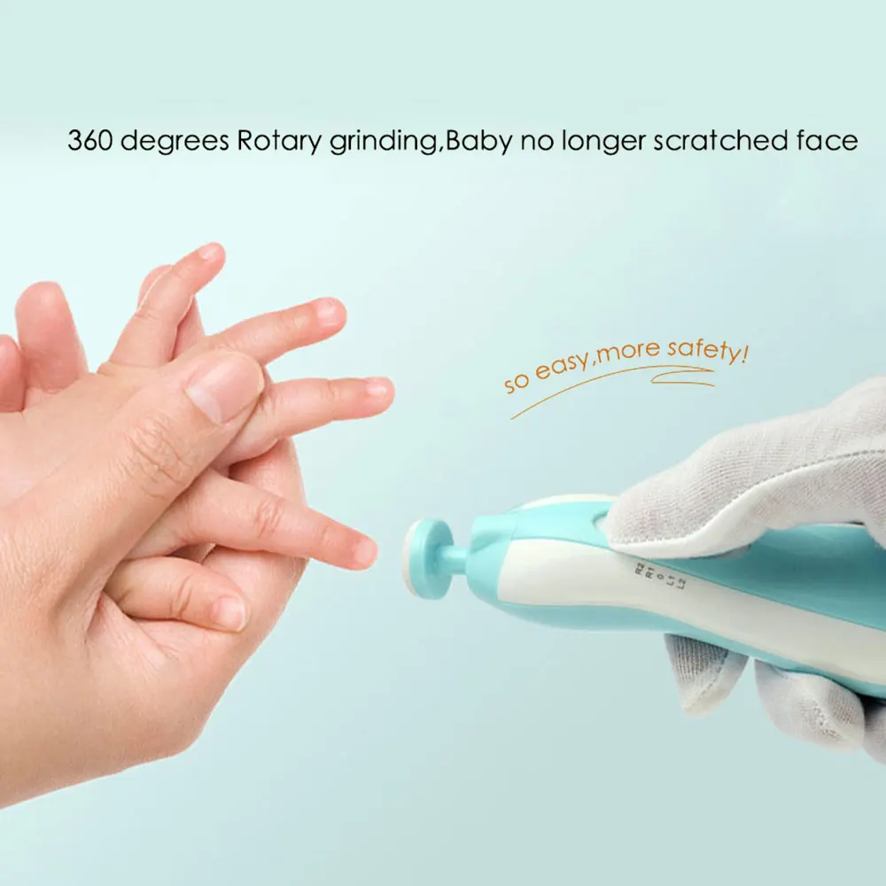 Пилка для ногтей для младенцев Электрический триммер для ногтей детские электрические ножницы для ногтей пластик новорожденный Маникюр здоровье тихий Уход за ногтями уход за ребенком