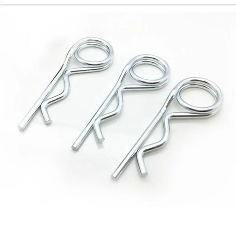 3.5*90mm double ring split wave pin galvanized steel Cotter pin