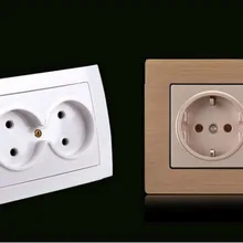 4 шт. двухфазный продукт для безопасности детей с мультяшным медведем, Детская электрическая безопасность, Евро-американский стандарт, Защитная крышка для розетки