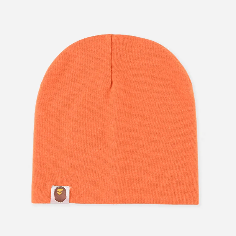 10pcs/lot Children's knit hat head outdoor autumn and winter children's hat wild models headgear men and women baby winter hat - Цвет: Оранжевый