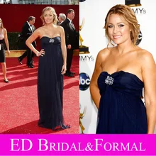 Lauren Conrad Kleid Marineblau Abendabschlußball Formal Pageant kleid 2008 Primetime Emmy Awards