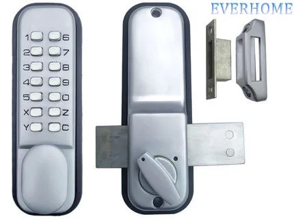 

Mechanical code lock, manual lock, alloy door without electric Water Proof Outer door Lock, FREE SHIPPING