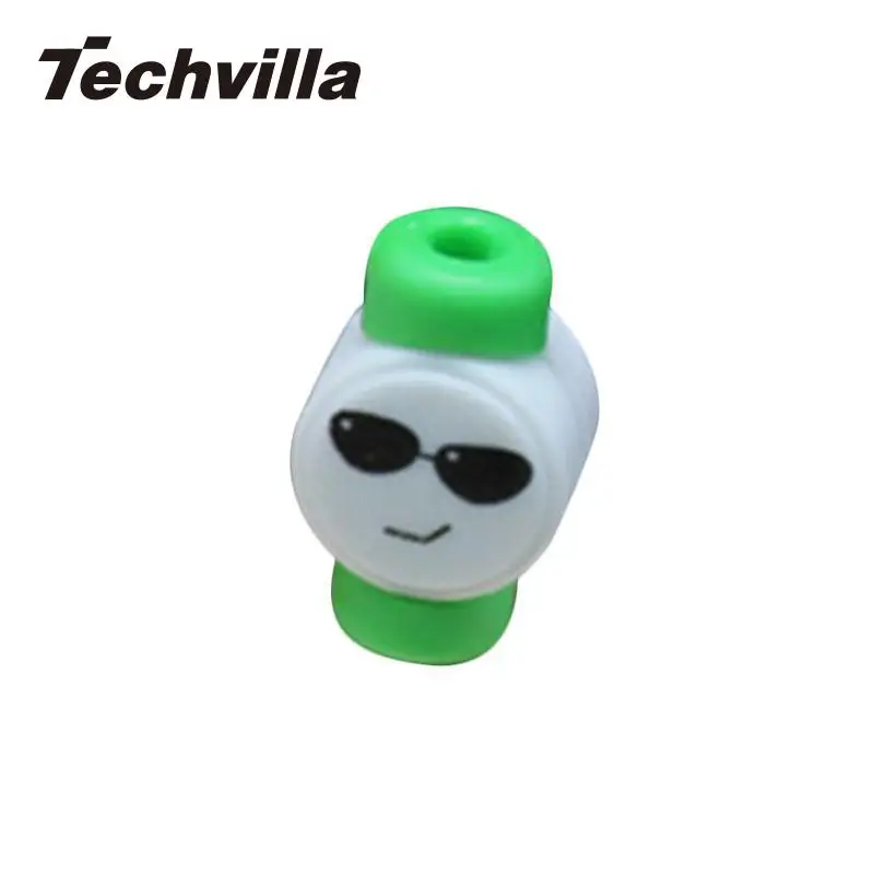 techvilla Cartoon Data font b Cable b font Charging Wire Protection Cover Terminal Protection Soft font