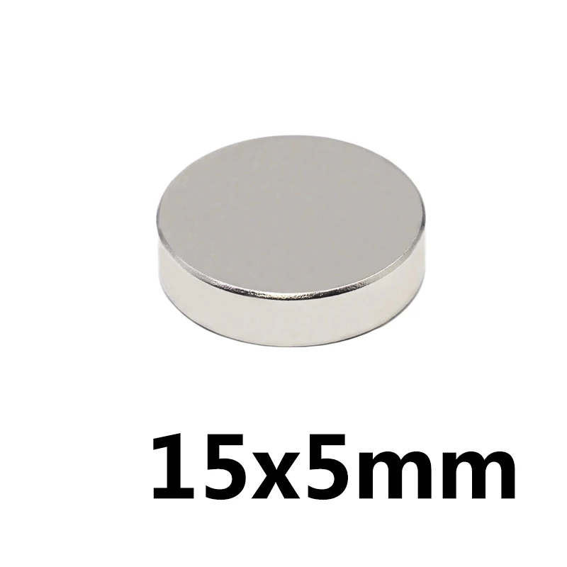 8 шт. Неодимовый магнитный диск 15x5 мм постоянный N35 мини маленький круглый супер мощный сильный Магнитный Магнит для ремесла 15x5 мм