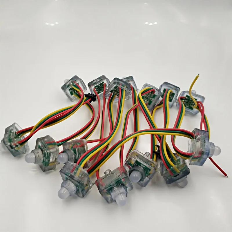 12 В постоянного тока RGB 50 а мм квадратная светодиодная точечная