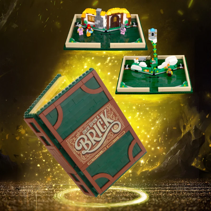 

Creative series 3D book fairy tale magic folding book ideas Compatible LegoINGlys 21315 Set Building Blocks Bricks DIY Toys
