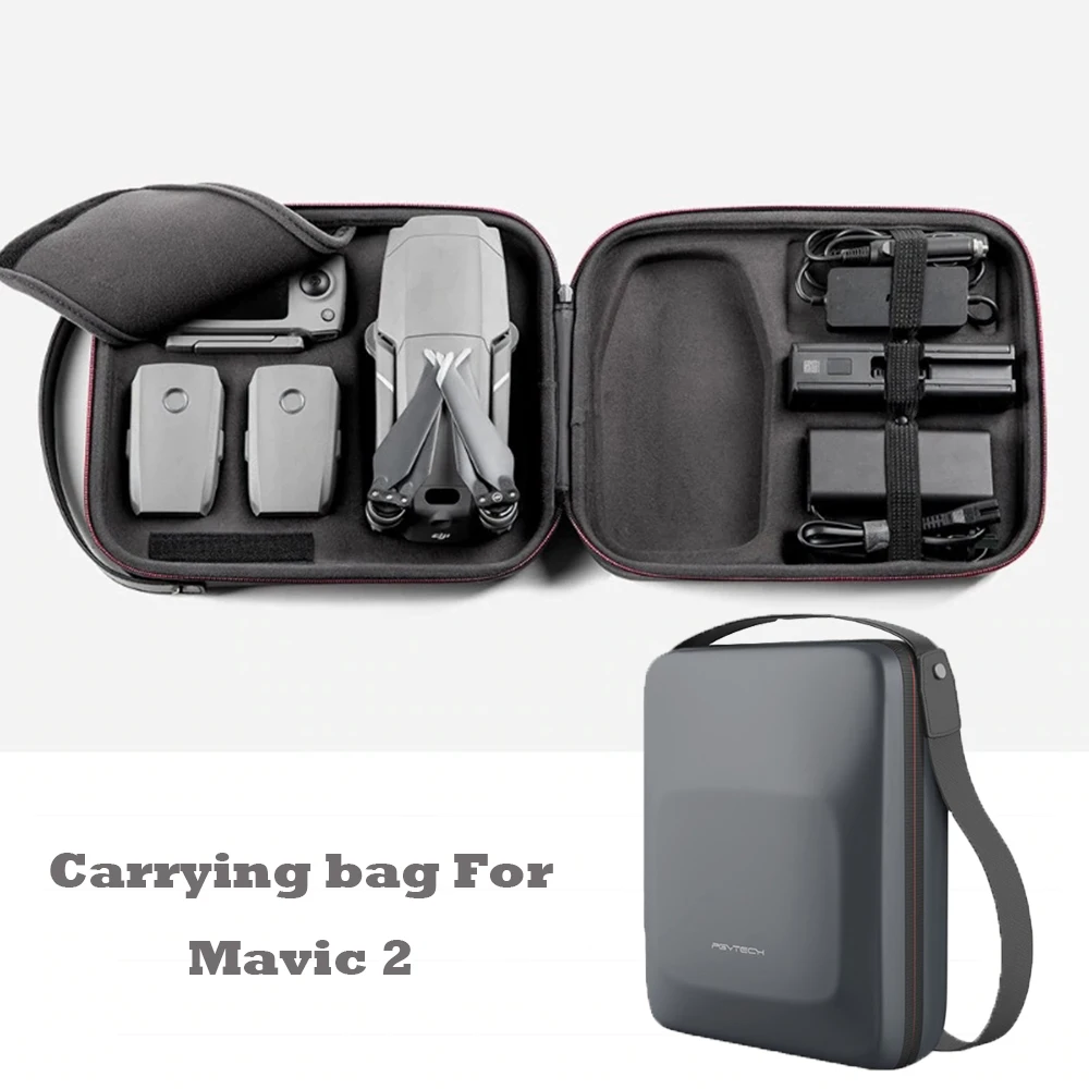 

PGYTECH PU Portable Shoulder Bag Handbag Drone Carrying Case DJI Mavic 2 Pro / Zoom Hard Shell drone Boxes Accessories