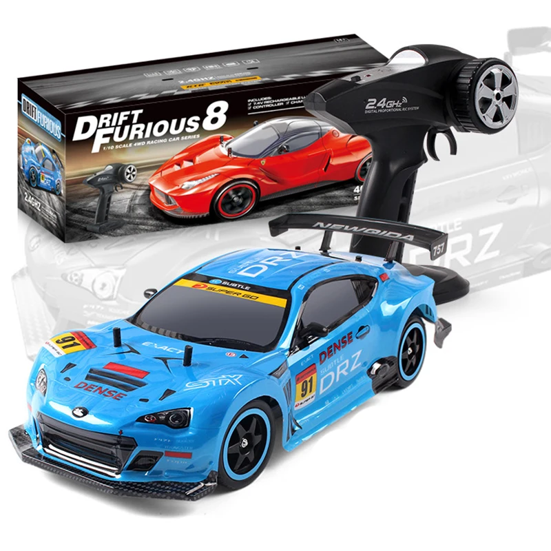 Радиоуправляемый автомобиль 1:10 скоростной гоночный для Nissan GTR Championship 2 4G 4WD