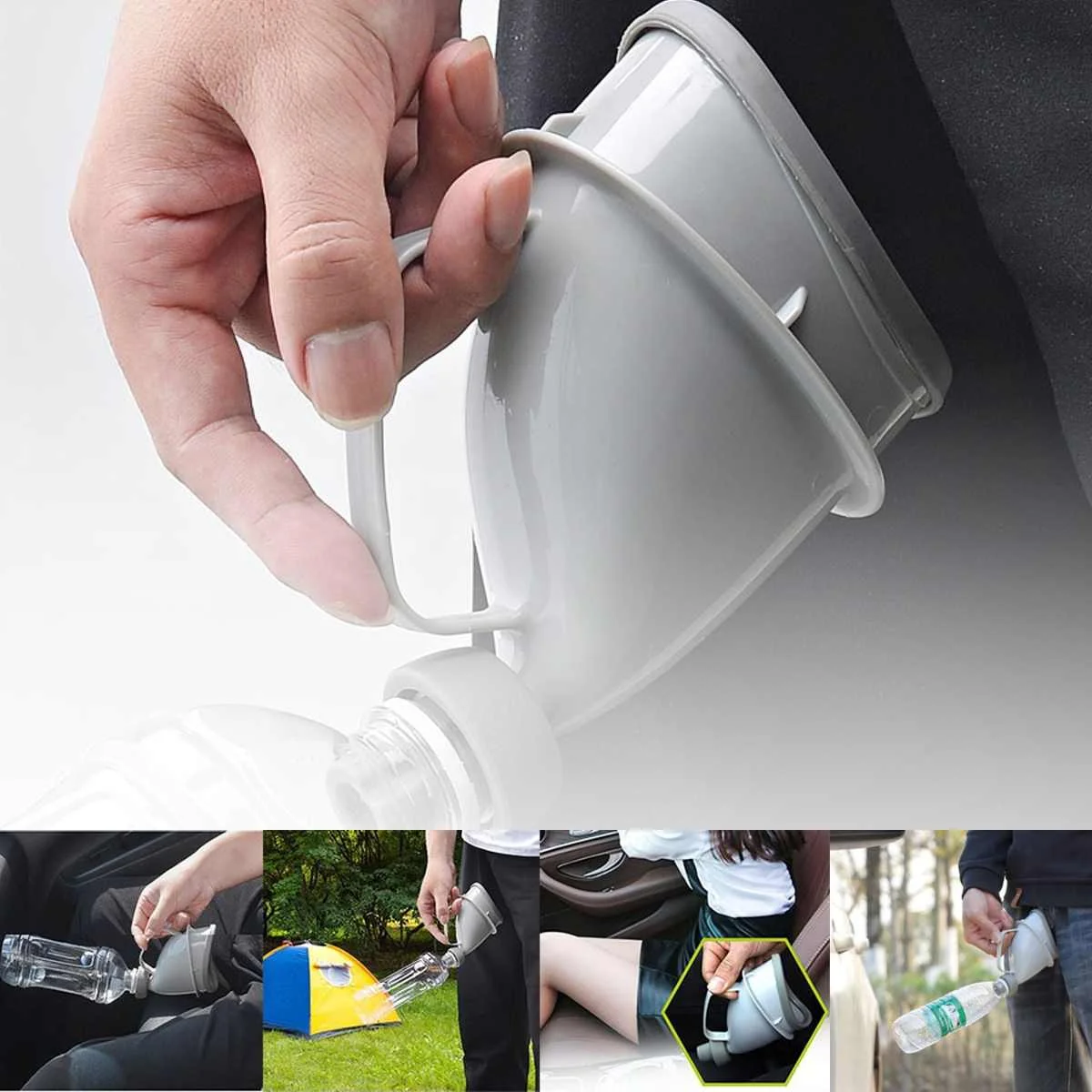 

Portable Multifunctional Outdoor Urinal Female Stand Emergency Toilet Urinal for Outdoor Traveling Blocking Cars Camping