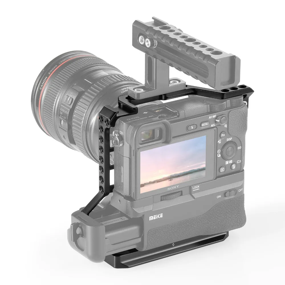 SmallRig A6400 клетка DSLR камера клетка для sony A6000/A6300/A6400/A6500 С Meike MK-A6300/A6500 батарейный блок 2268