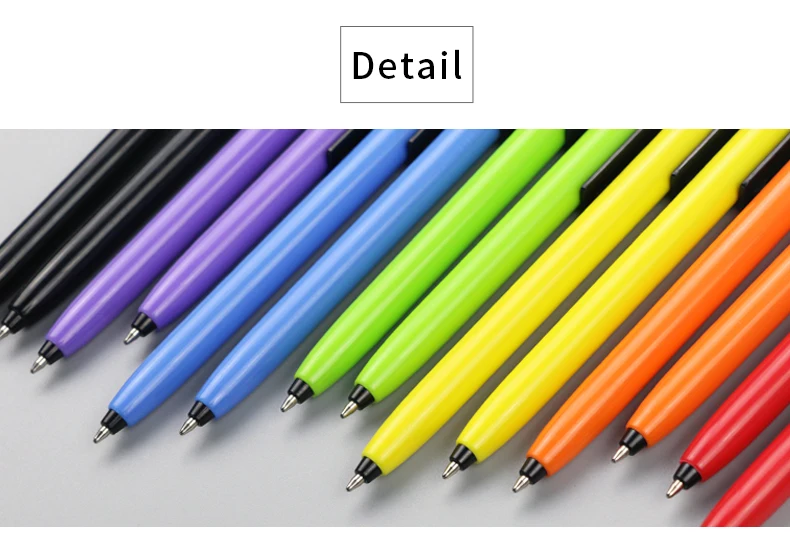 200 шт./лот рекламные ручки собственный логотип 1,0 мм черный пополнения шариковая ручка разнообразие цветов шариковая ручка