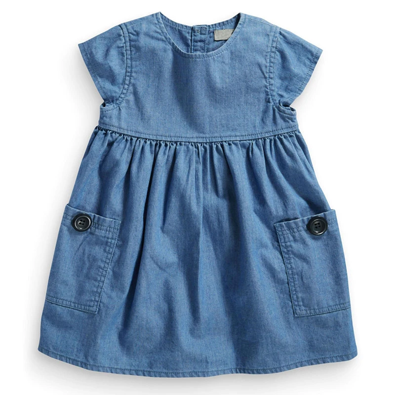next baby denim dress