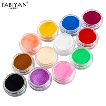 12 цветов акриловый порошок Пыль УФ гель Дизайн 3D Советы украшения Маникюр дизайн ногтей