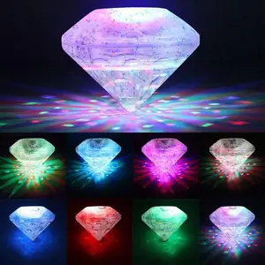 Luces de ba/ñera de hidromasaje a prueba de agua con ventosas luces de piscina bajo el agua spa de ba/ño pecera 1 pieza 16 colores brillantes 13 LED sumergibles con control remoto para estanque