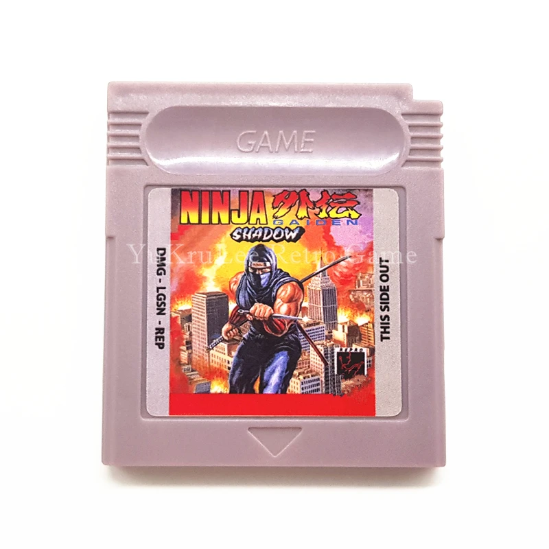 

Ninja Gaiden Shadow Video Game Memory Cartridge Card for 16 Bit Console Accessories