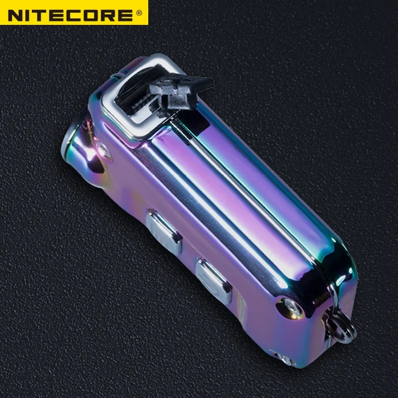 Nitecore TINI SS USB TINISS перезаряжаемая стальная светодиодная подсветка ключа CREE XP G2 S3 LED