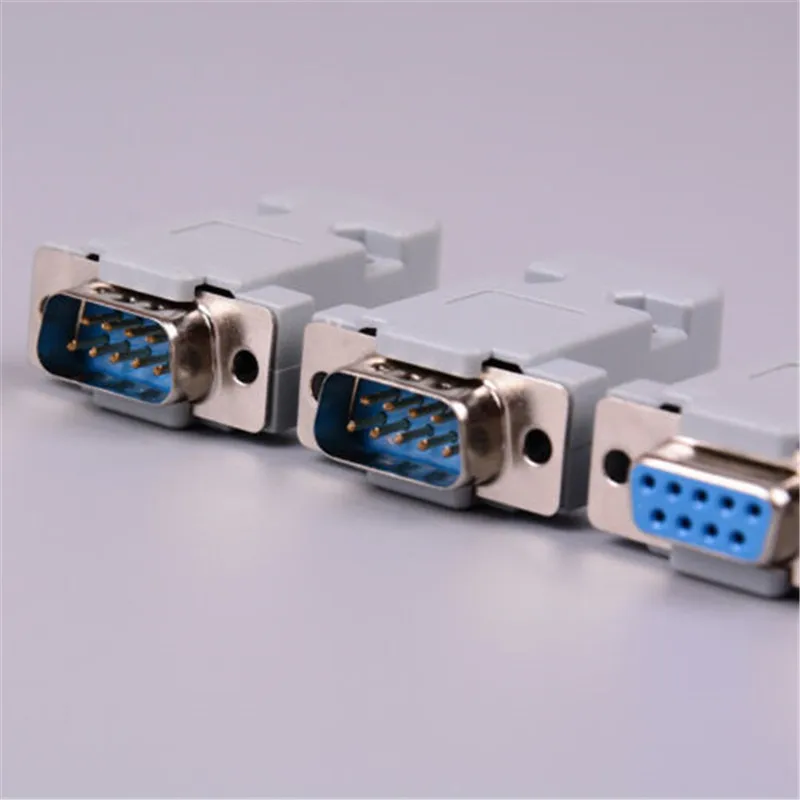 1 комплект разъем для последовательного порта RS232 DB9 гнездовой штекера 9