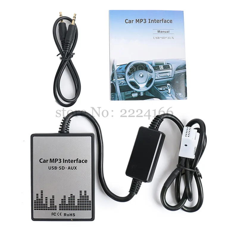 USB SD AUX автомобильное зарядное устройство MP3 музыкальный плеер адаптер CD машина
